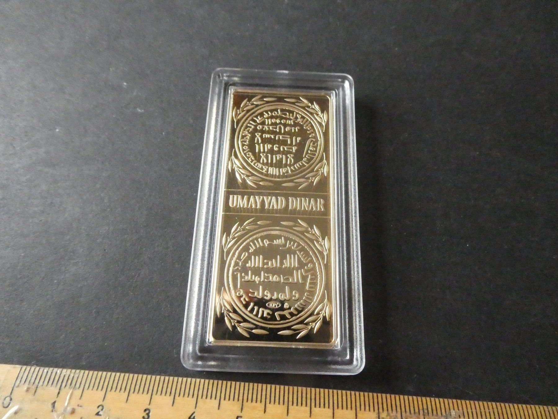 Metalli preziosi: vergoldeter Barren PP - Umayyad Dinar – Nuovo (secondo la descrizione) da Hinterforst venduto da Rohusri