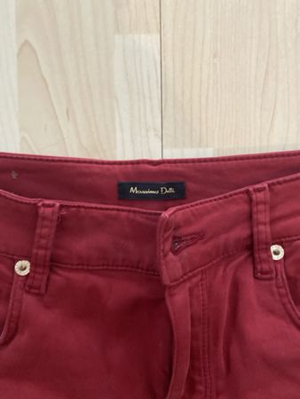 Massimo Dutti Hose, Bordeaux Rot, Top Zustand, Gr. 36