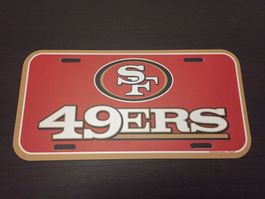 San Francisco 49ers Licence Plate