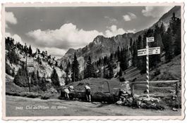 Col du Pillon, animée enfants, circulée 1954