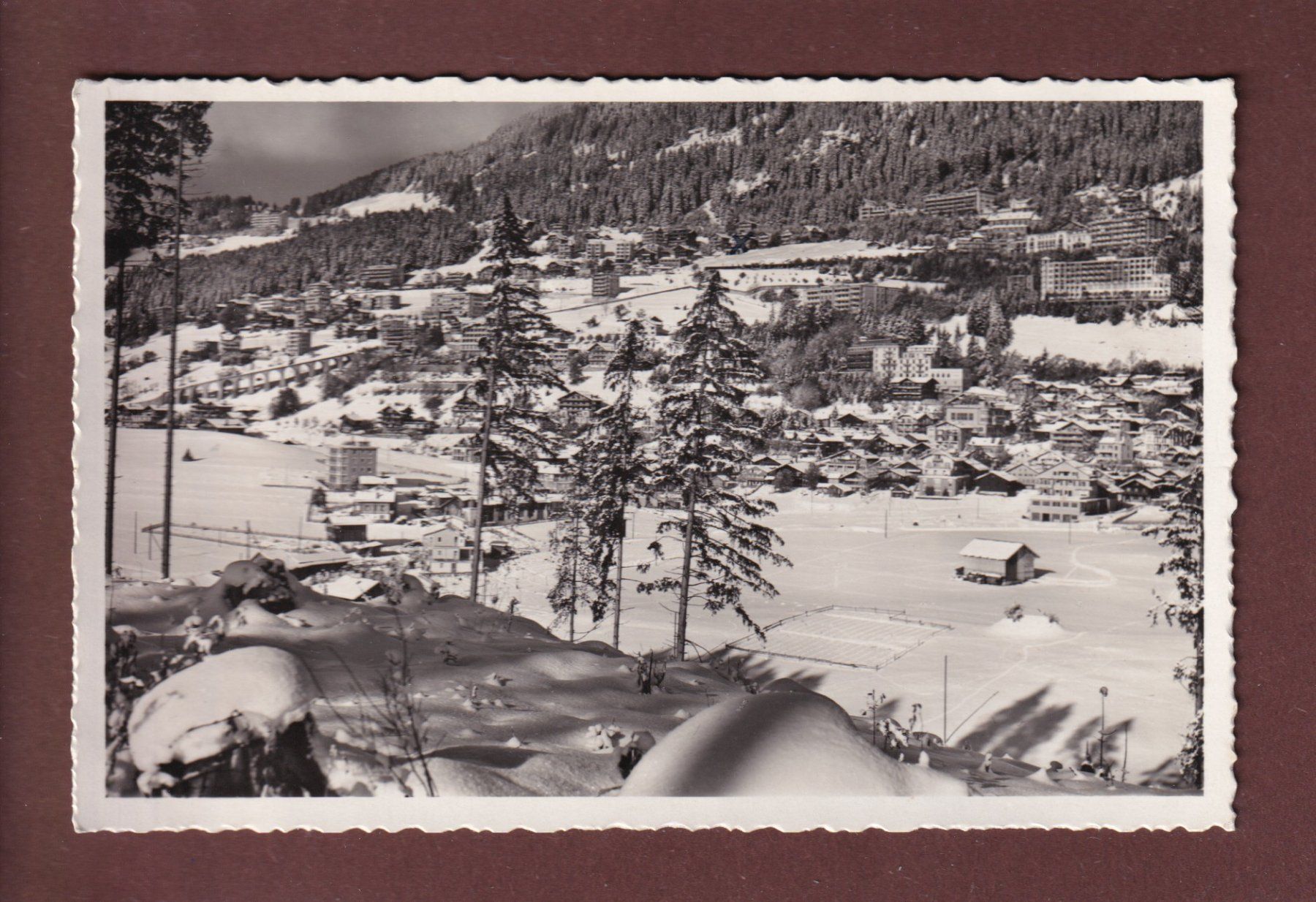 Cartoline postali: LEYSIN - 1939 – Usato da Pully venduto da nicecards