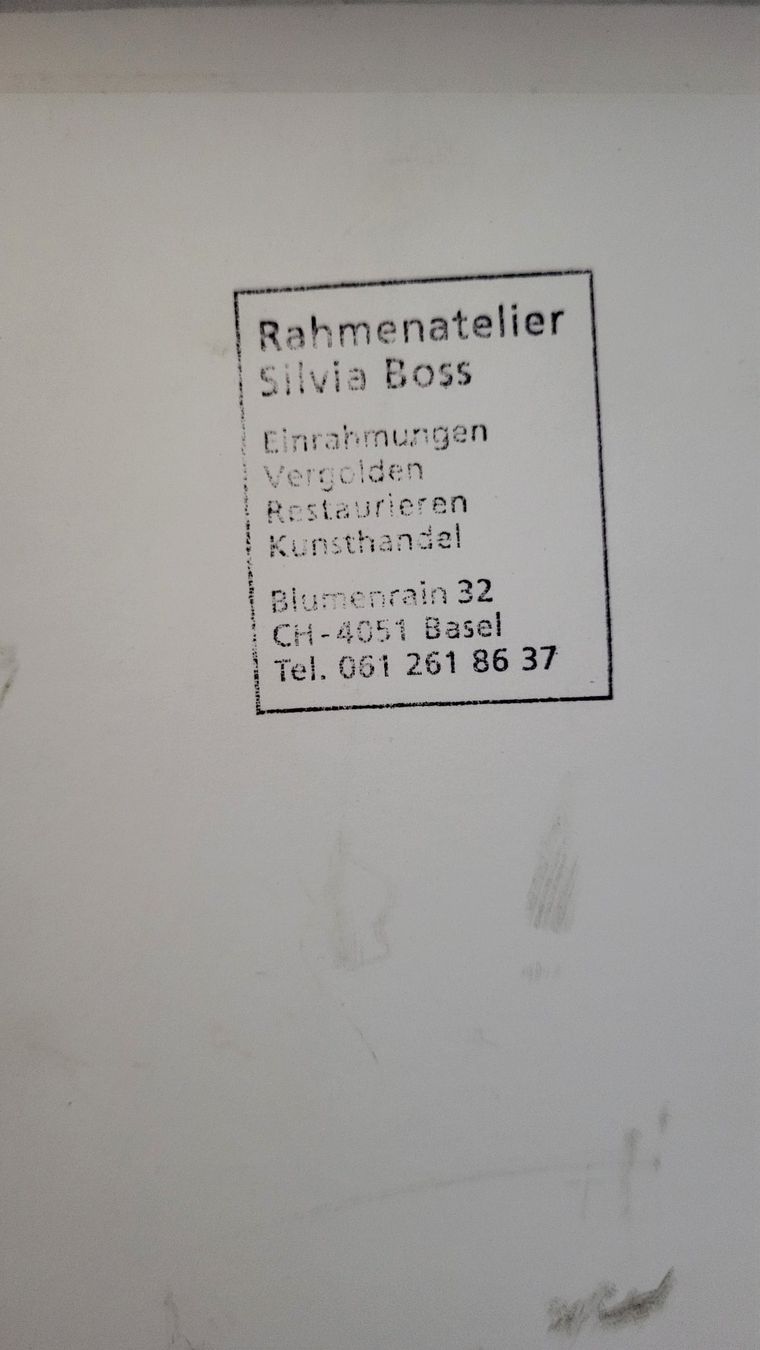 Dipinti: Original-Bild mit speziellem Rahmen, signiert – Usato da Basel venduto da spinne02 8