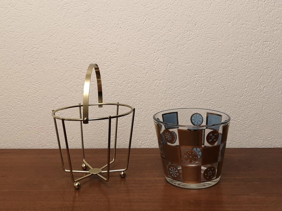 Altro: Vintage Glas Eiswürfelbehälter mid century Design Eisgefäss – Usato da Zürich venduto da Vintagewiesel 2