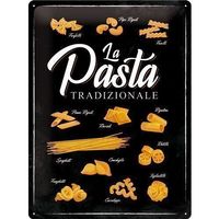 Blechschild 3D-LA PASTA TRADIZIONALE - 30 x 40 cm
