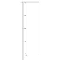 Fahnenmast 7 m mit Ausleger