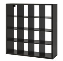 IKEA KALLAX Regal 147 x 147 cm, 4x4 Fächer, schwarzbraun