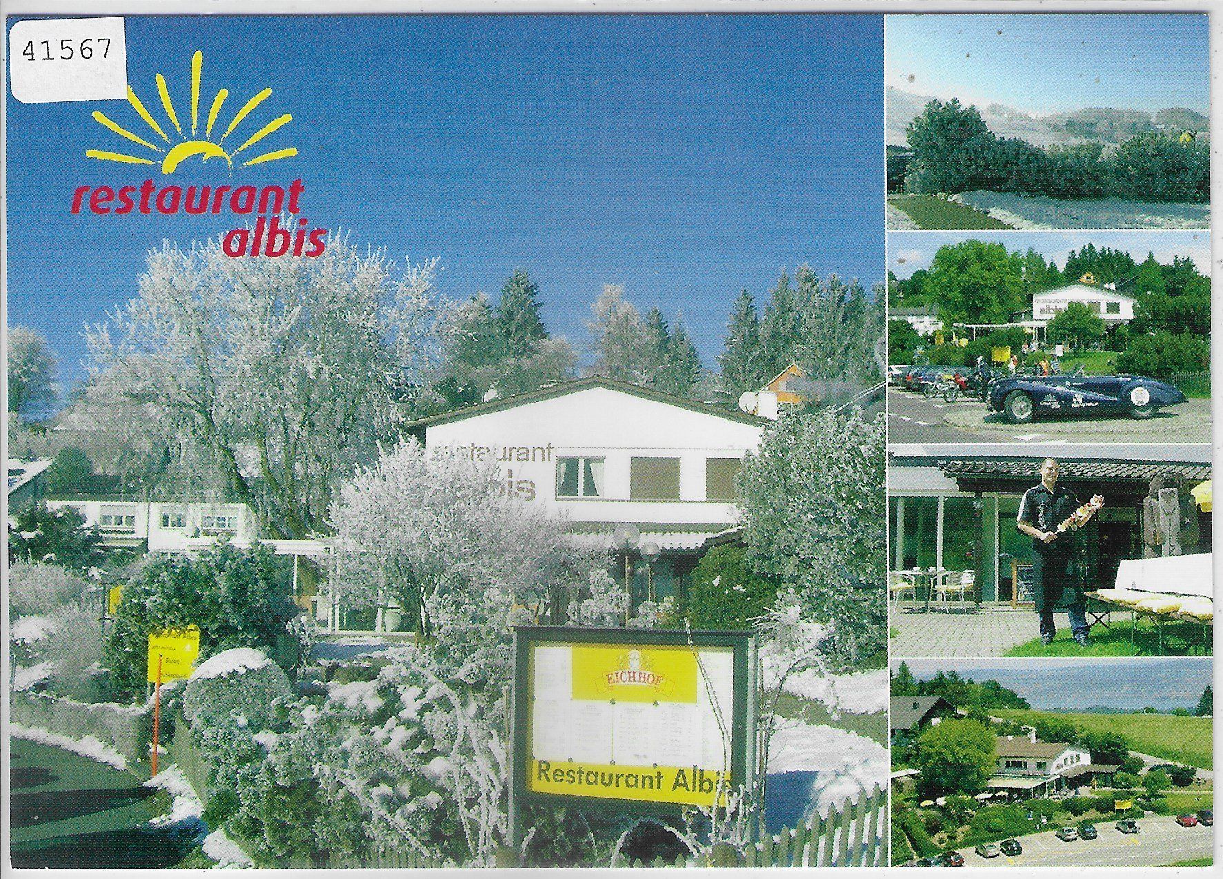 Cartoline postali: Restaurant Albis - Langnau am Albis – Usato da Ettingen venduto da Kartenplanet
