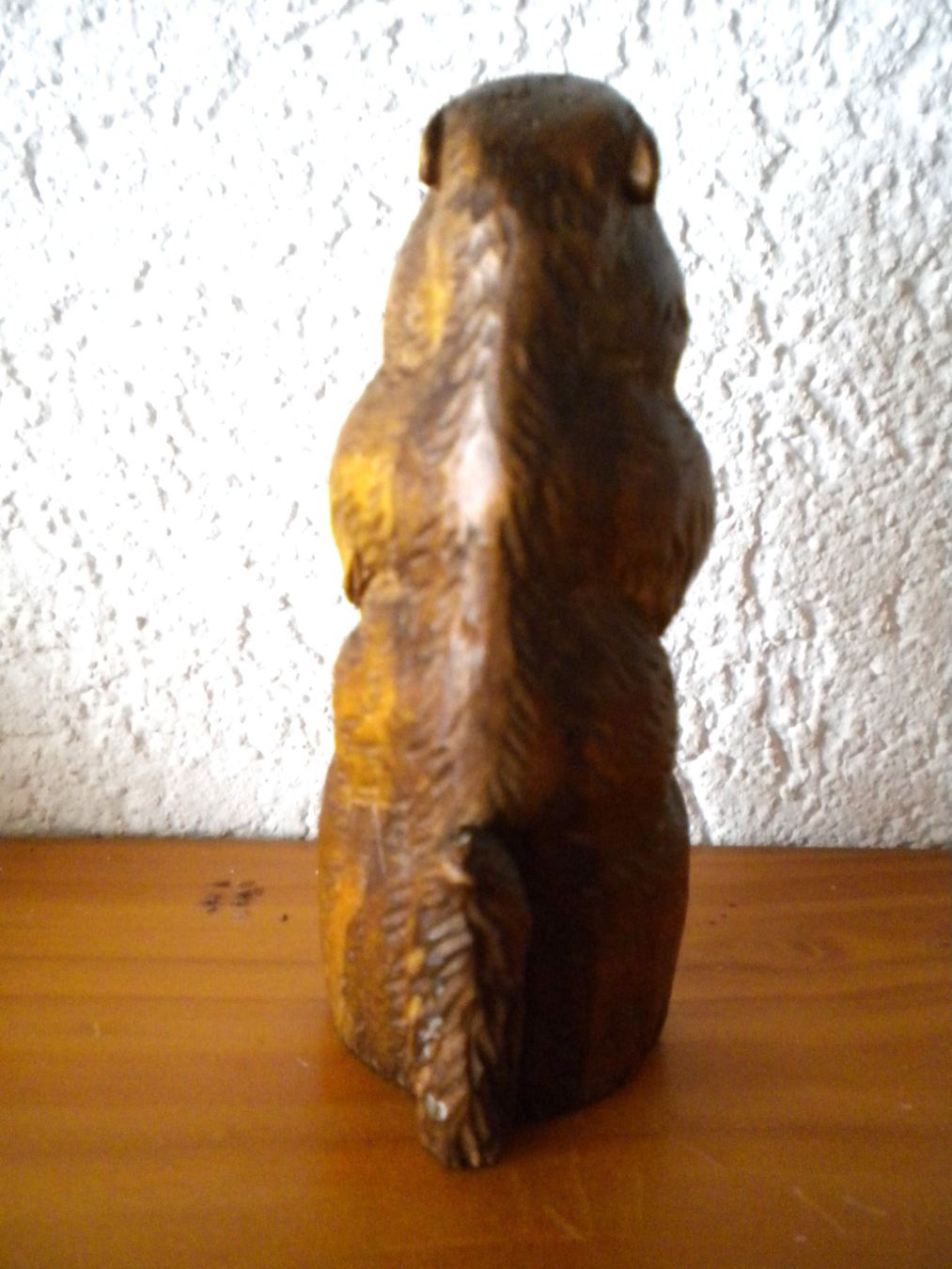 Statuette: Murmeltier Holzfigur, Handgeschnitzt, mit Glasaugen – Usato da Bad Zurzach venduto da sudussli 3
