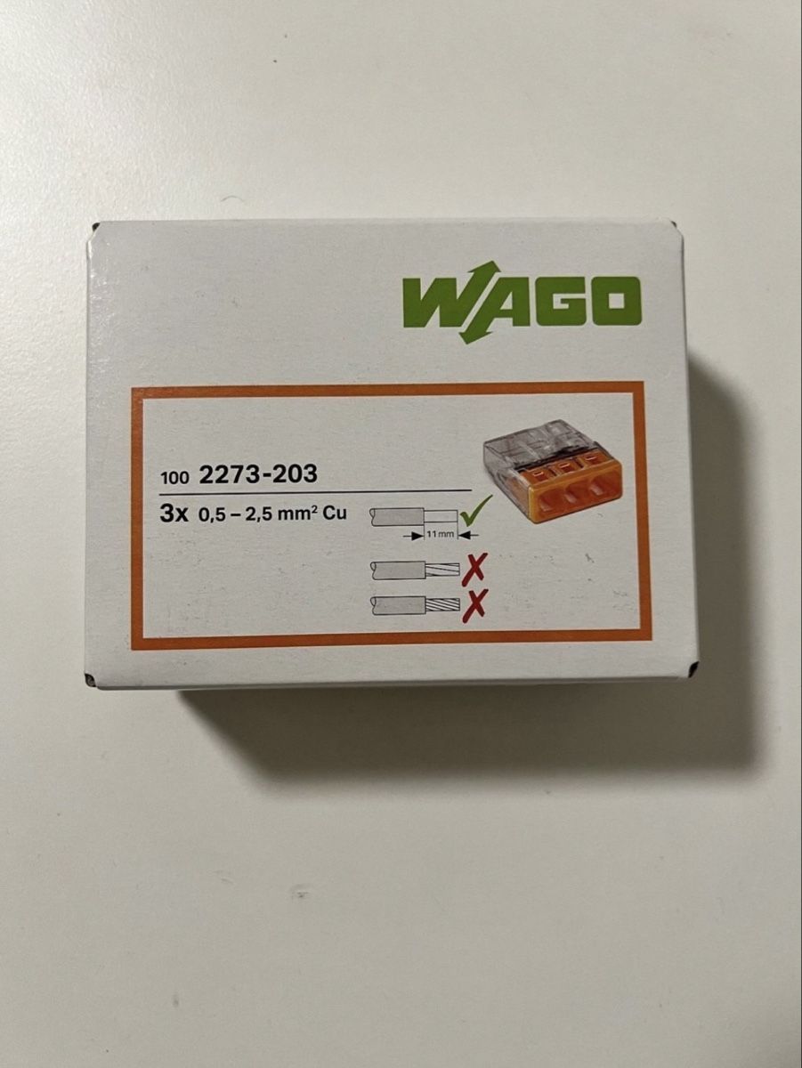 Wago Componenti elettronici: Wago Steckklemme 3L – Nuovo e nell'imballaggio originale da Luzern venduto da Elektrogut