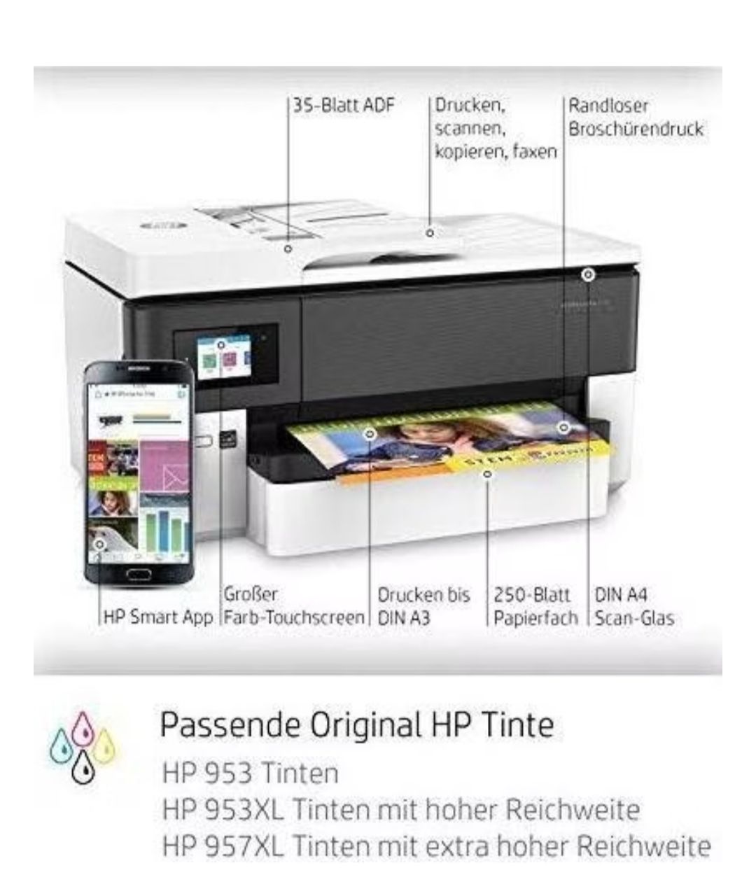 Hewlett Packard Stampanti: HP OfficeJet 7720 Wide Format – Nuovo (secondo la descrizione) da Mollis venduto da Makedonce 2