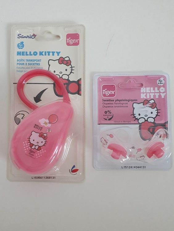 Boîte à Repas Hello Kitty Rose - Sanrio - Plastique, 11x6 Cm