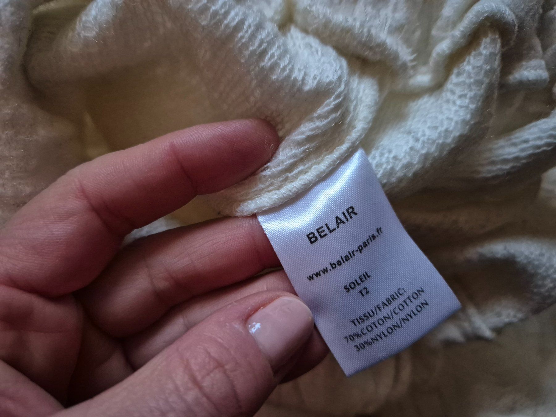 Maglioni & Felpe: Off white sweater fron Belair Paris size 2 – Usato da Zürich venduto da monadiederich 4