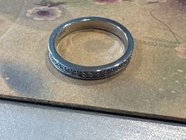 Schöner stylischer Alliance Ring, Modeschmuck, ca 18 mm