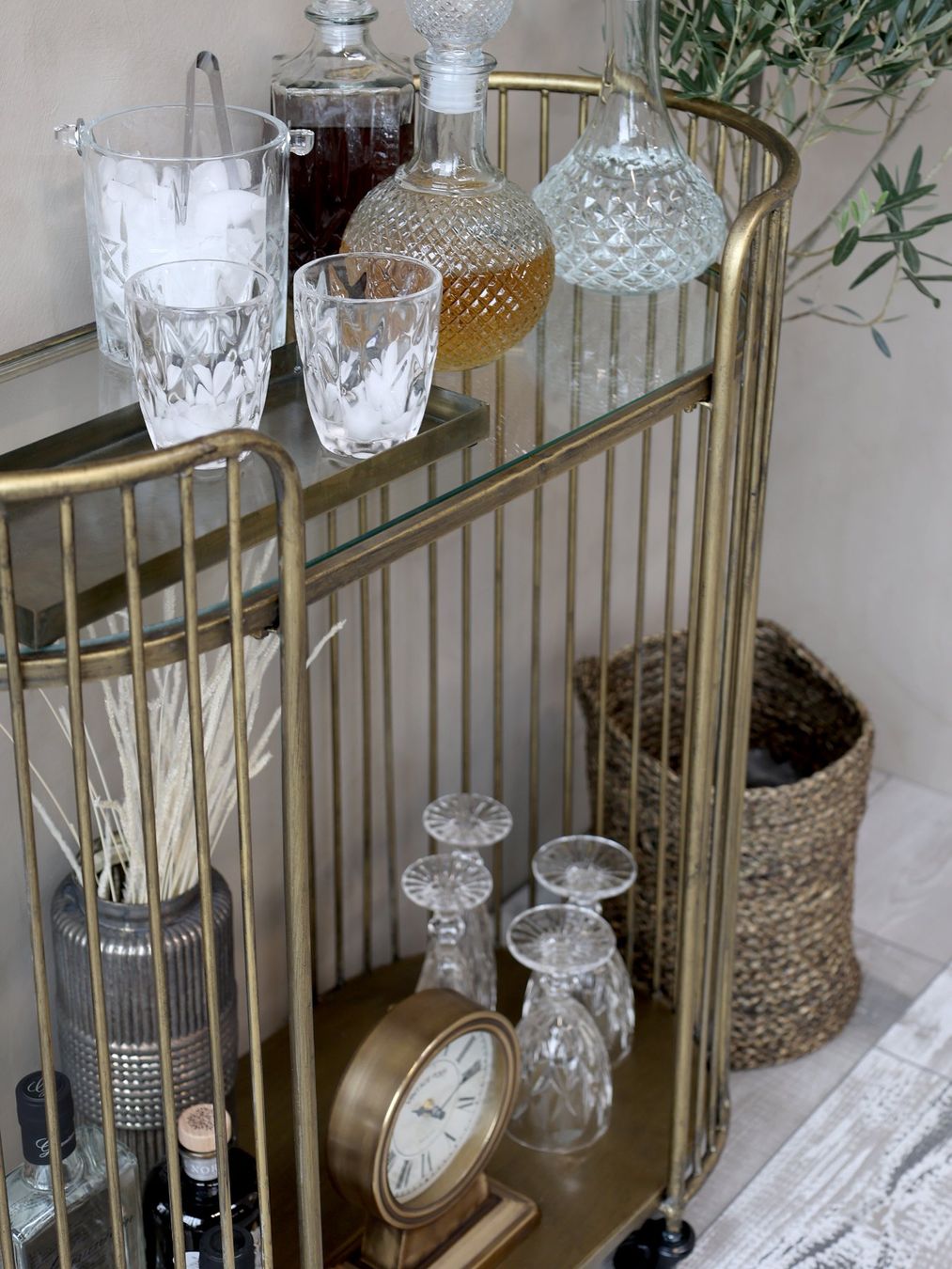 Caraffe: Chic Antique Karaffe mit schönem Diamantmuster, 830 ml – Nuovo e nell'imballaggio originale da Innertkirchen venduto da Glatthard-Interior 2