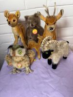 6 Steiff Tiere
