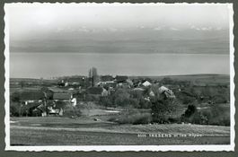 AK sw Fresens NE et les Alpes ≈ 1930
