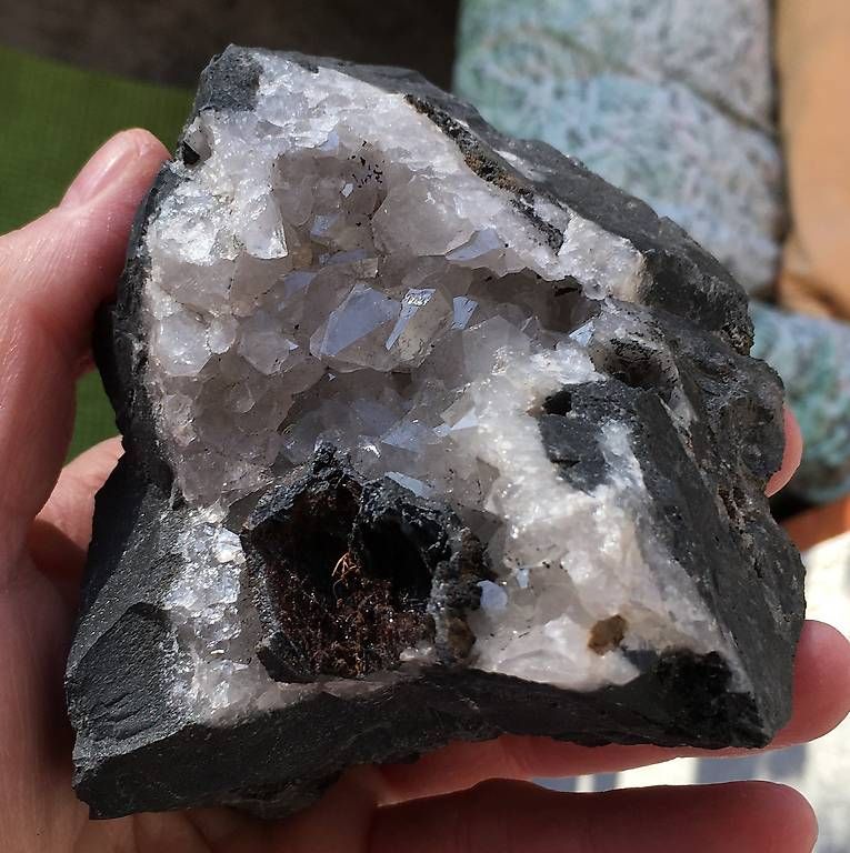 Minerali & Pietre curative: quartz et goethite, congo – Usato da Vevey venduto da zabounetta 1