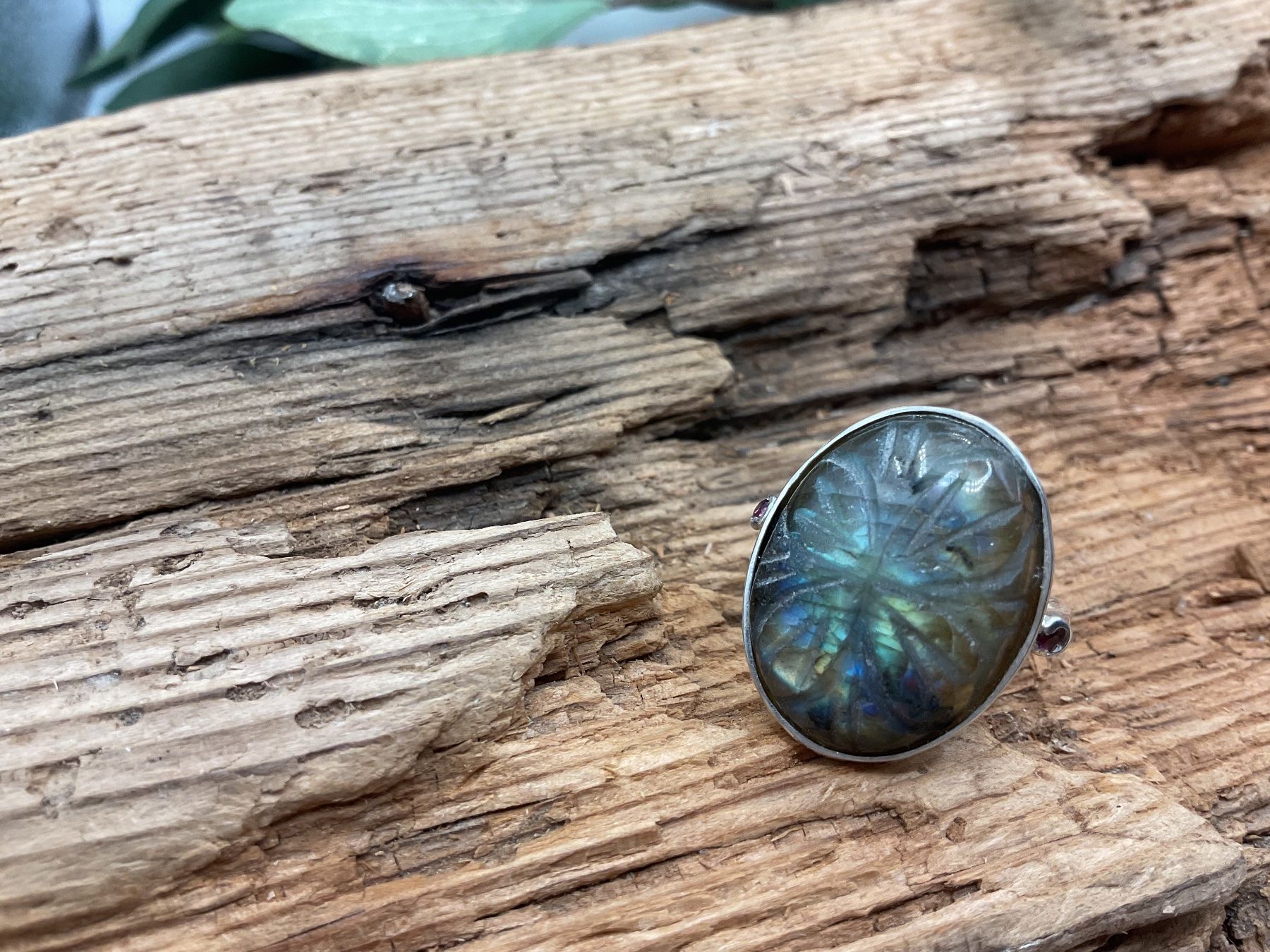 Ringe: Silberring mit Labradorit, Gr.55.5 – Neu (gemäss Beschreibung) aus Luzern von S.Kern01 1