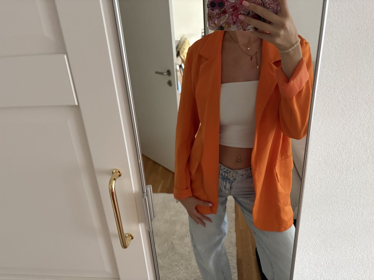 Vestes: Blazer orange – Neuf (Voir description) à Rupperswil par Marscu