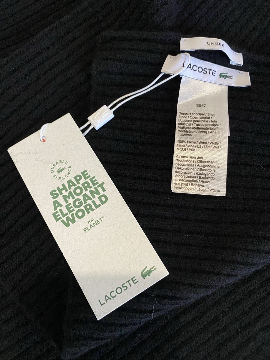 Lacoste Foulards, Tücher & Schals: Écharpe Lacoste, noire - NEW – Neu und originalverpackt aus Corsier GE von tanamera 2