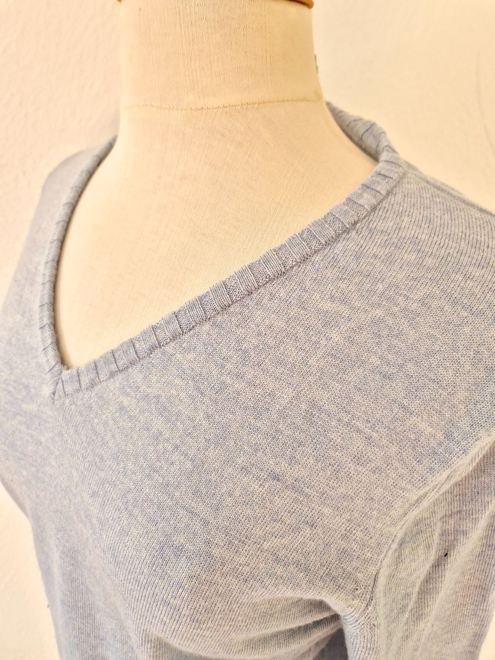 Walbusch Pullover & Sweatshirts: WALBUSCH PULLOVER PULLI 36 S HELLBLAU SCHURWOLLE BUTTERWEICH – Gebraucht aus Elsau von the-colorful-side 8