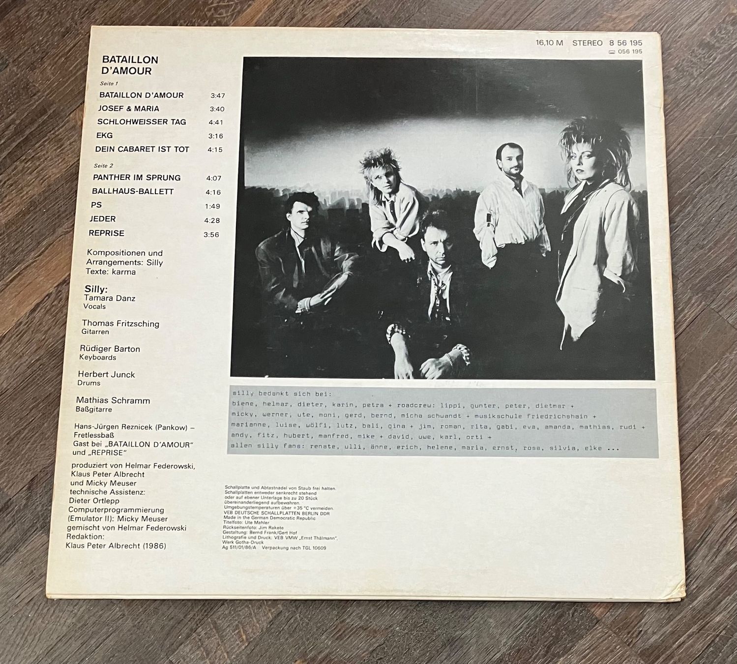 Dischi in vinile: SILLY - BATAILLON D`AMOUR – Usato da steffisburg venduto da Dstauffer 2
