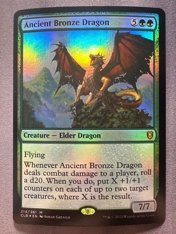 Ancient Bronze Dragon FOIL 214/361 Baldurs Gate Kaufen auf Ricardo