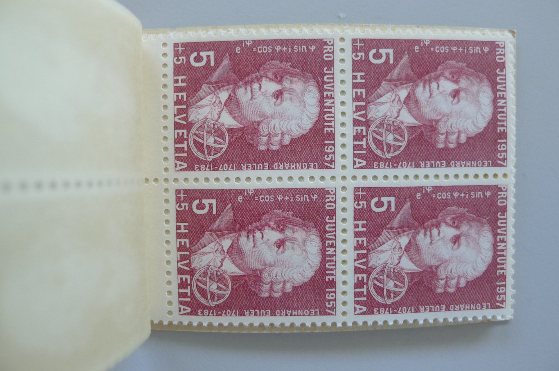 Tutti i francobolli: 1957, Pro Juventute, Markenheft Nr.6 postfrisch **, 300.-+ – Usato da Sursee venduto da Luzernerraute 3