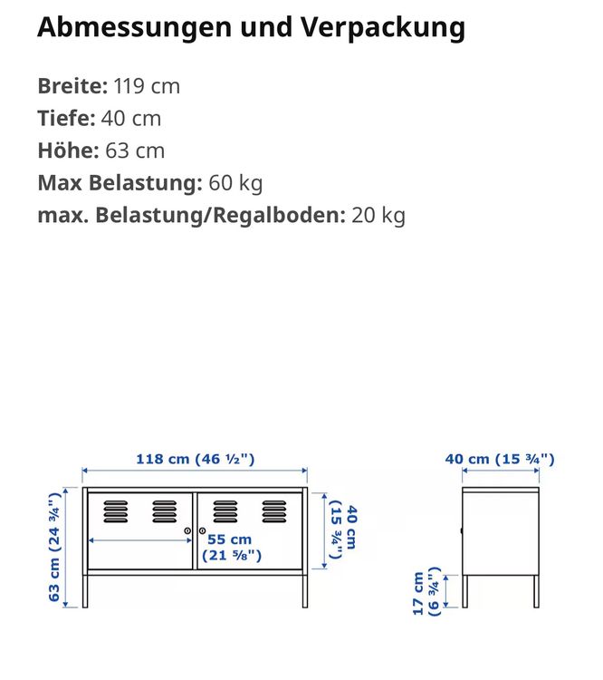 Cassettiere: Weisses Sideboard mit Tür, viel Stauraum! – Usato da Dornach venduto da Armin_S. 1