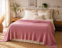 Zara Home Bettüberwurf, Plaid, Bettdecke, couvre-lit