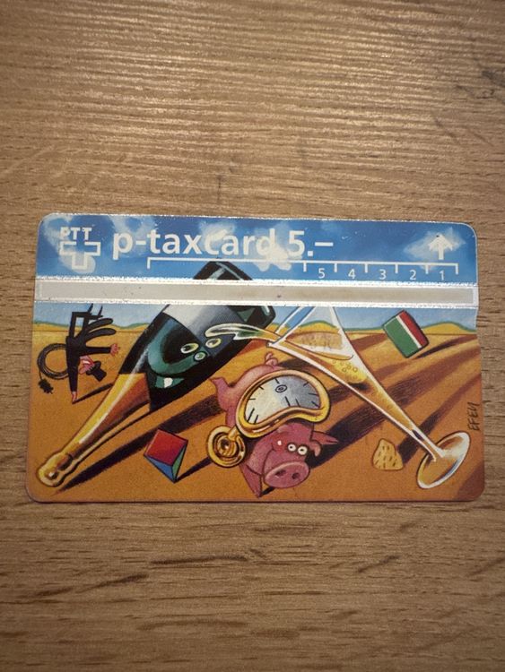 Cartes de téléphone: PTT Taxcard 5.- Raritaet: Surrealismus Edition, Top! – D'occasion à Aesch BL par Sammler81