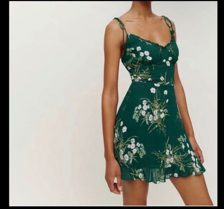 Reformation Floral Mini Dress
