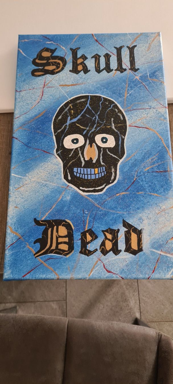 Gemälde: Skull Dead Gemälde, cooler Style, acrylbild 30x50cm! – Gebraucht aus Fisibach von stewei22