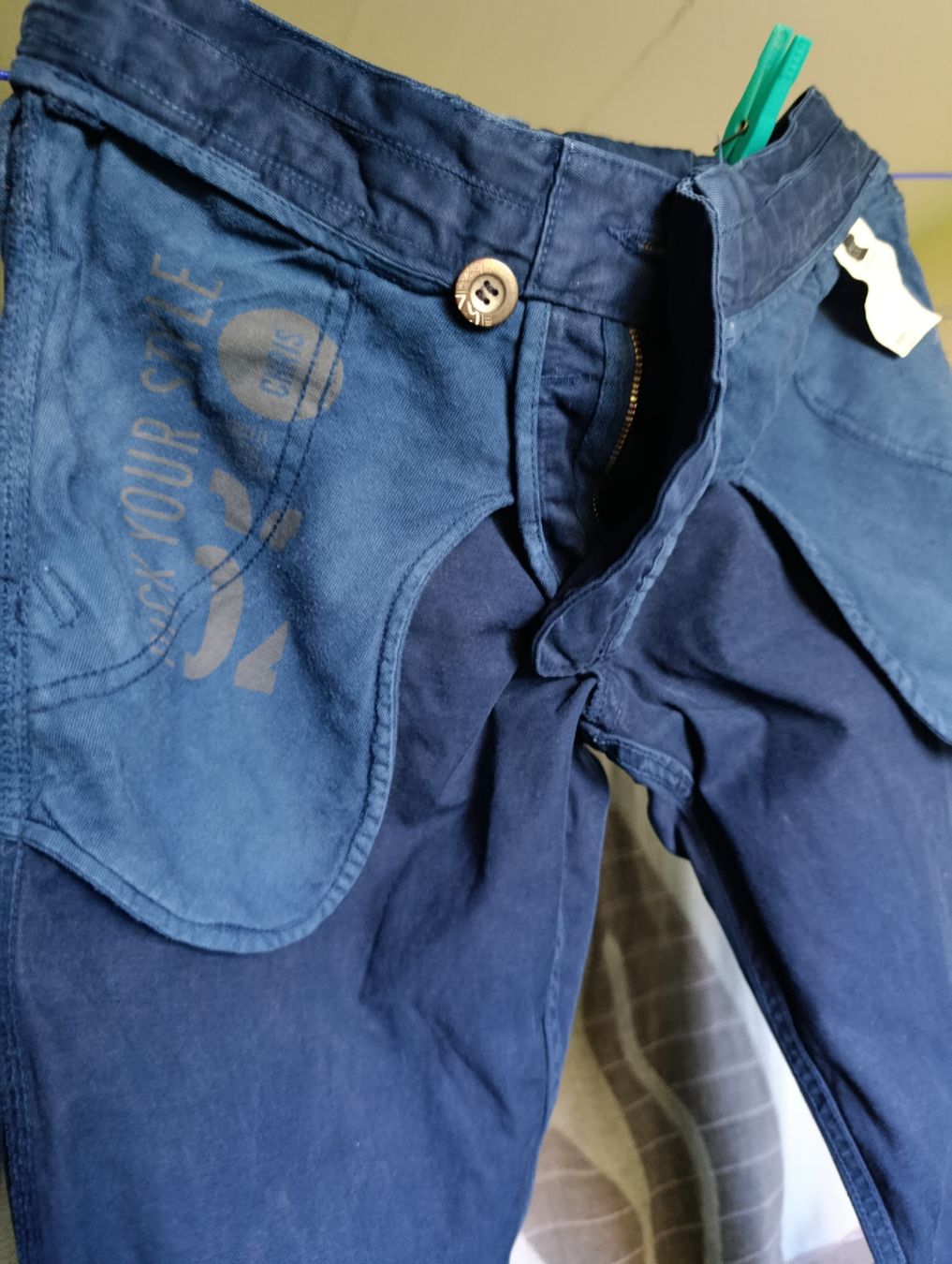 We Pantaloni: WE Hose Gr.32/32 blau – Usato da Bellach venduto da TORA4 5