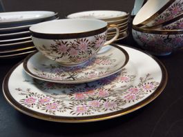 Japanisches Geschirr-Service 8 Personen - Teller Tasse