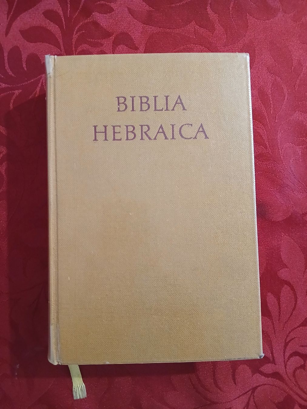 Livres: Biblia Hebraica – D'occasion à Le Sentier par arc_2thy