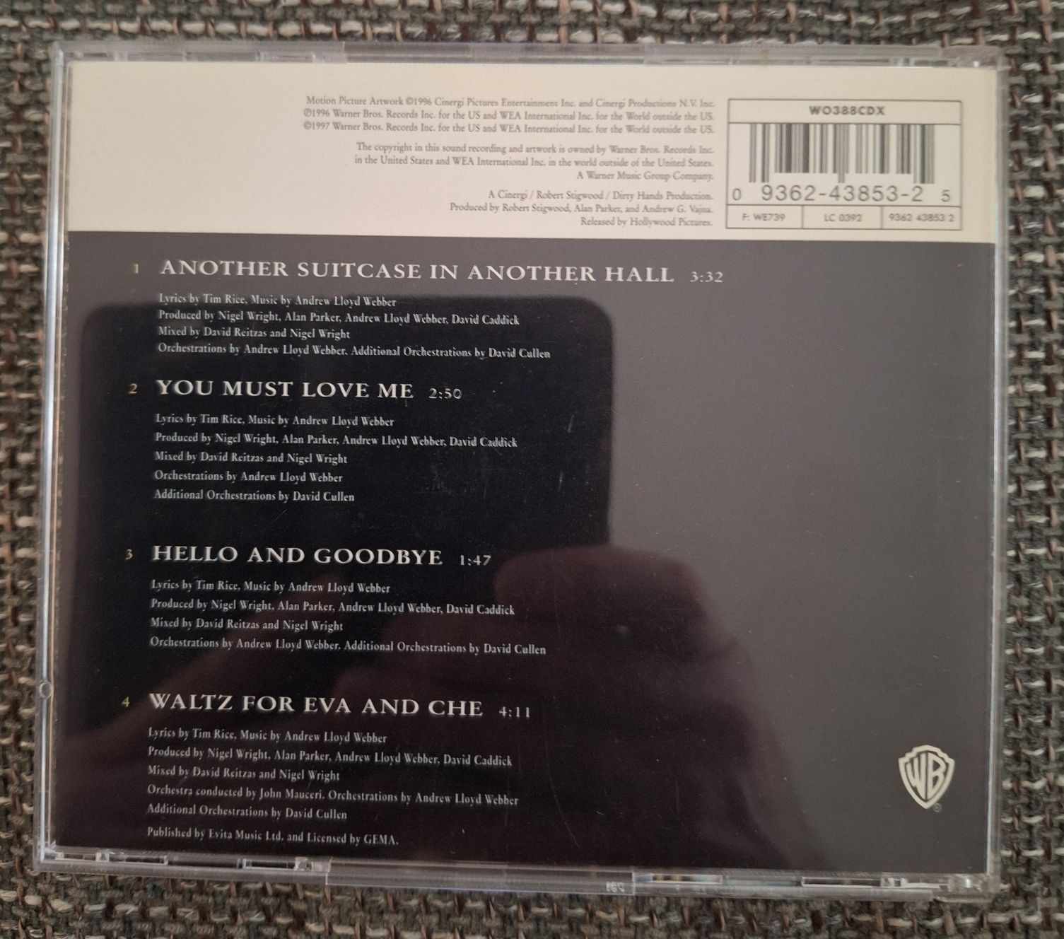 CD: Madonna Another Suitcase in another Hall - limited postcard – Nuovo (secondo la descrizione) da Luzern venduto da thomarco 1