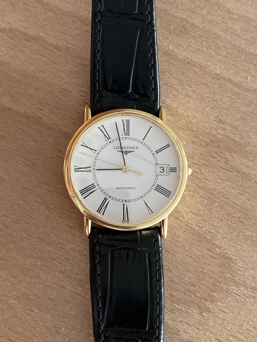 Longines Orologi: Longines Presence Automatic 18K /750,Gelbgold  – Usato da Rheineck venduto da UhrenReinhardt
