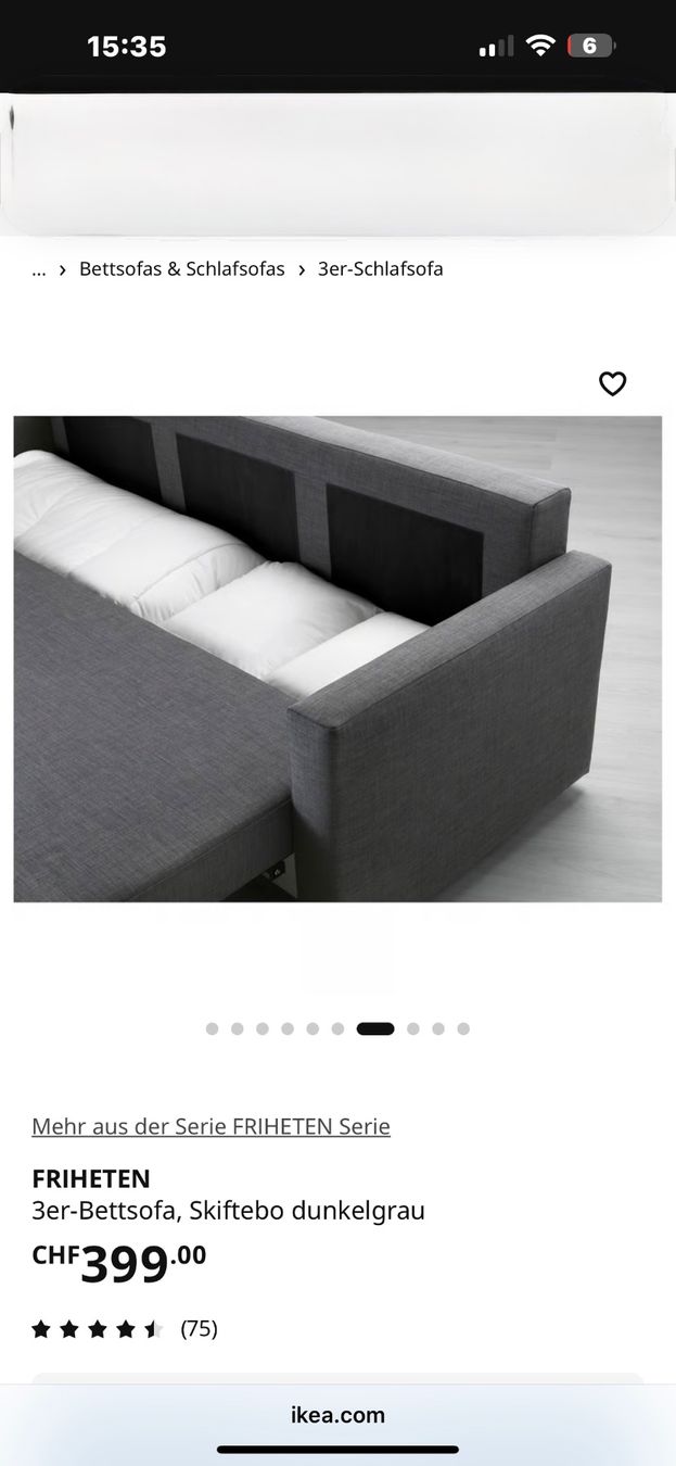 Divani: 3-er Bettsofa – Usato da Zürich venduto da joal2 2