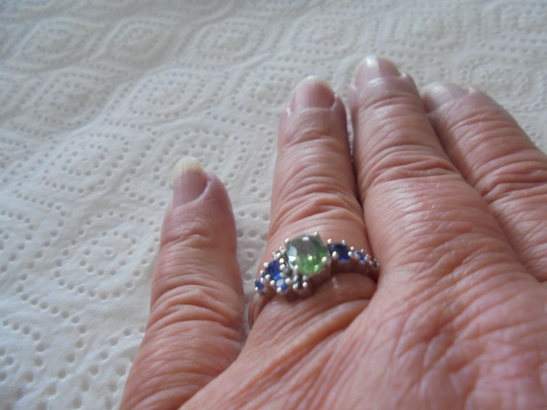 Anelli: Echtschmuck: Saphir-Silberring 925er (53) – Nuovo (secondo la descrizione) da Zuchwil venduto da maumauchi 3