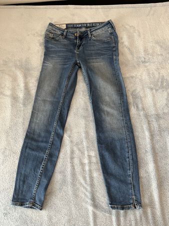 Mustang Women's Skinny Jeans Size 27/32 Blue Denim Casual