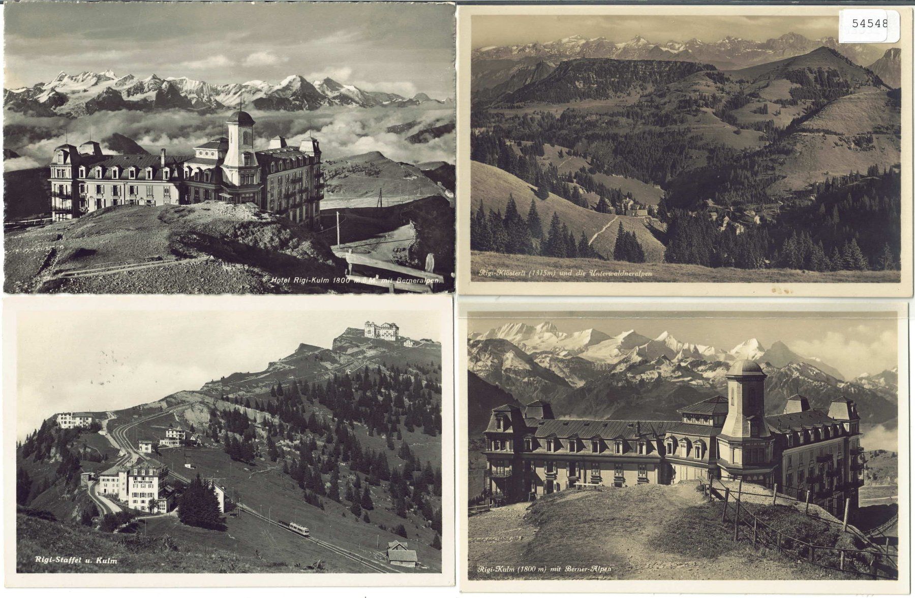 Cartoline postali: 4 AK - Rigi – Usato da Ettingen venduto da Kartenplanet
