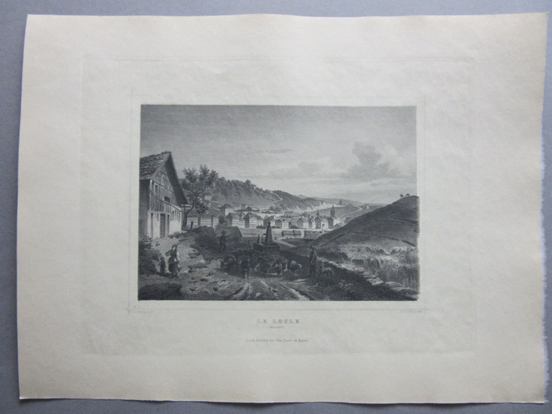 Incisioni: LE LOCLE STAHLSTICH – Usato da Gersau venduto da grafik-kunst 2