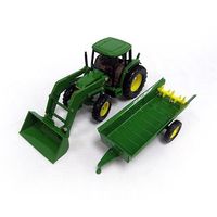 1:32 Ertl John Deere 6210 Frontlader&Spreader