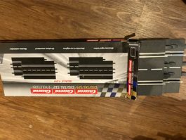 Carrera 132/124 GERADEN teile SET 4 Stück Neuwertig