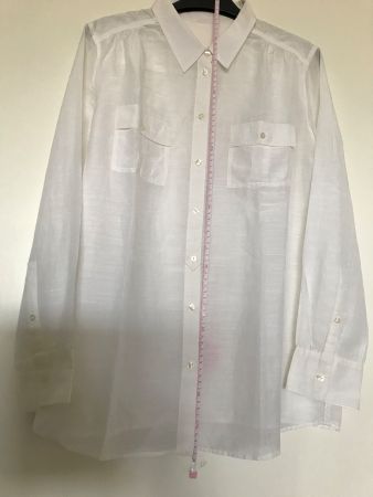 Esprit Bluse, weiss, Gr. 40, mit Brusttaschen