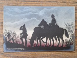 Ansichtskarte 1. Weltkrieg Künstlerkarte Stimmungsbilder