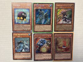 Yugioh Monster Paket 6 X Secret Rare super Zustand