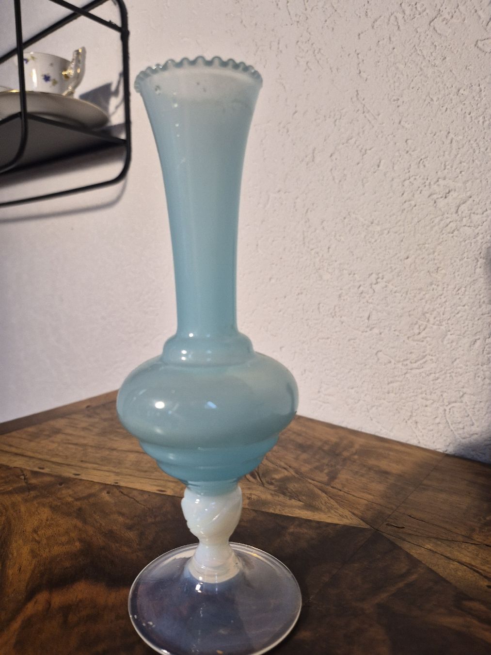 Vasi & Recipienti: Seltene Jugendstil Vase Opalinglas hellblau – Usato da Frauenfeld venduto da mel_2gqy 1