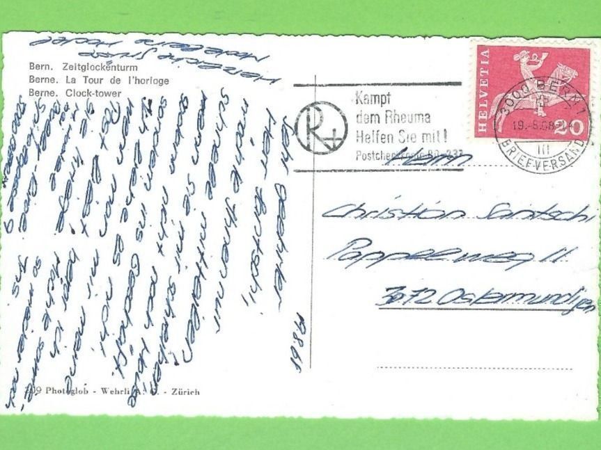 Cartoline postali: Bern, Zeitglockenturm – Usato da Zürich venduto da t24_de 1